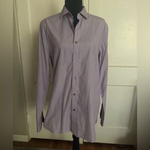 Ted Baker Men’s Smart Casual Shirt Cotton Size TB 4 Long Sleeves Button Front